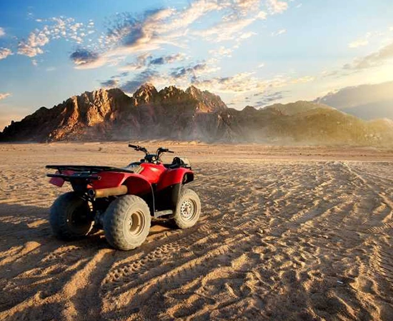 Quad nel deserto di marsa alam kiko sharm